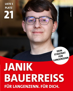 Janik Bauerreis - Stadtrat Langenzenn