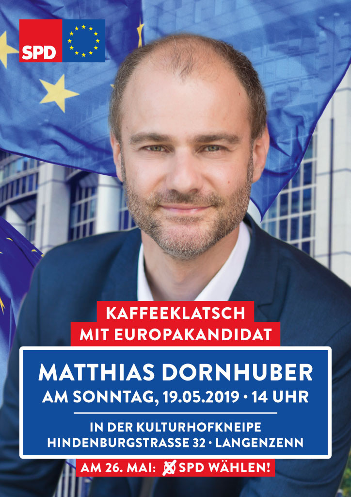 Kaffeeklatsch mit Europakandidat Matthias Dornhuber