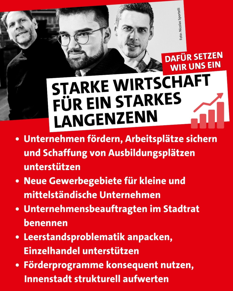 Wahlprogramm - Starke Wirtschaft