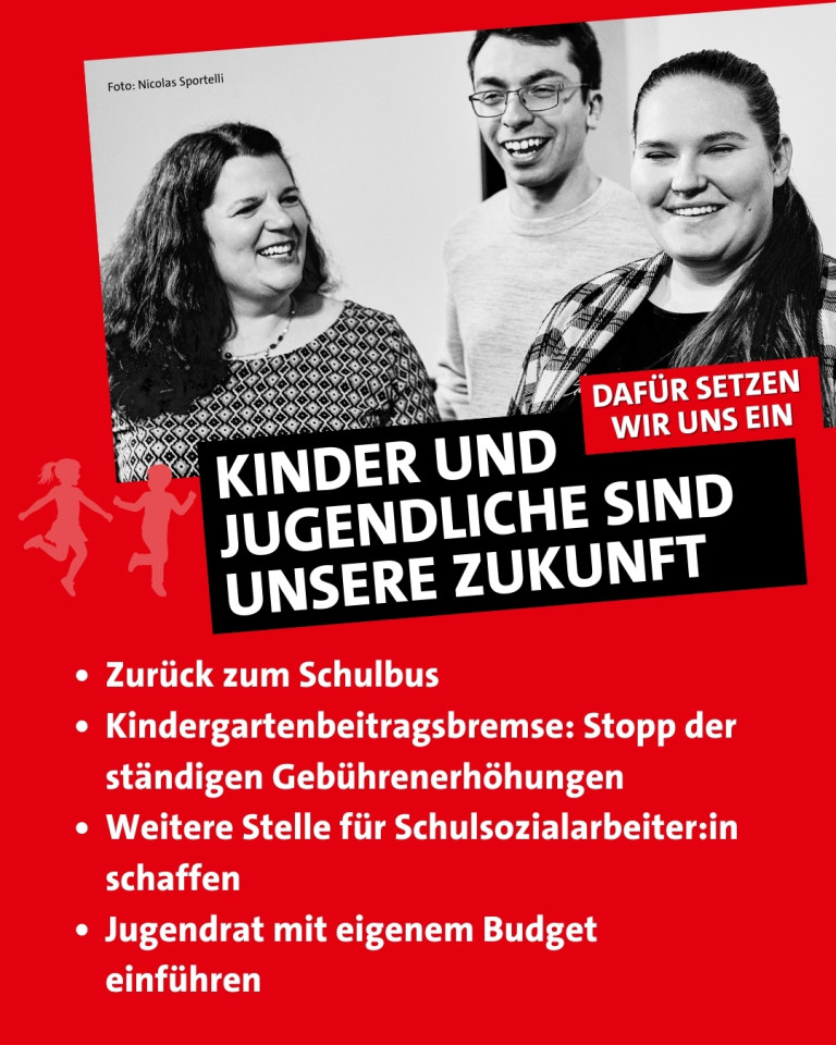 Wahlprogramm - Kinder und Jugendliche sind unsere Zukunft